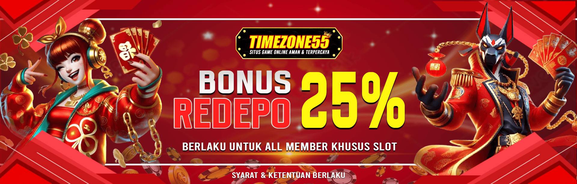 BONUS REDEPOSIT 25%