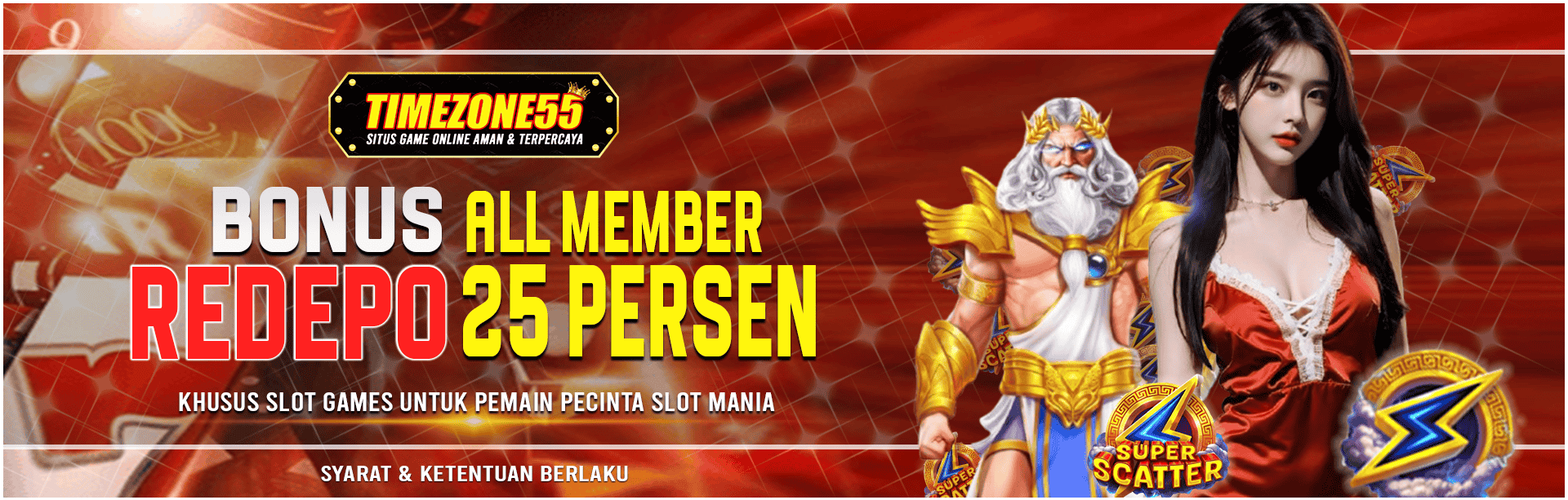 BONUS REDEPOSIT 25%